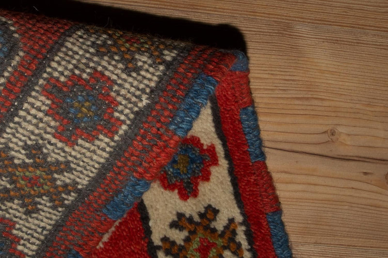 Tapis oriental - 92 x 65 cm - rouge