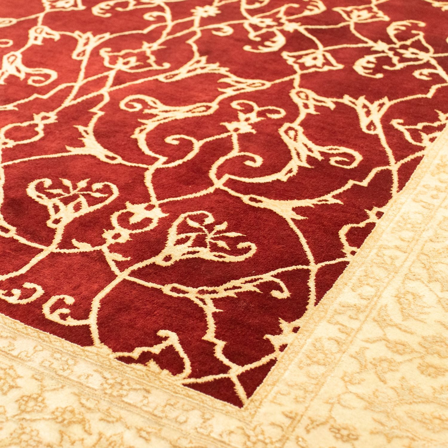 Tapis design - 197 x 138 cm - rouge