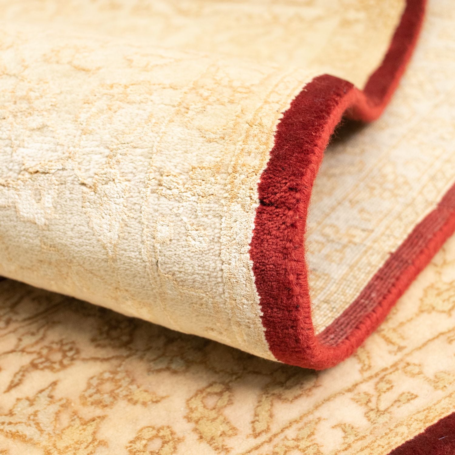Tapis design - 197 x 138 cm - rouge