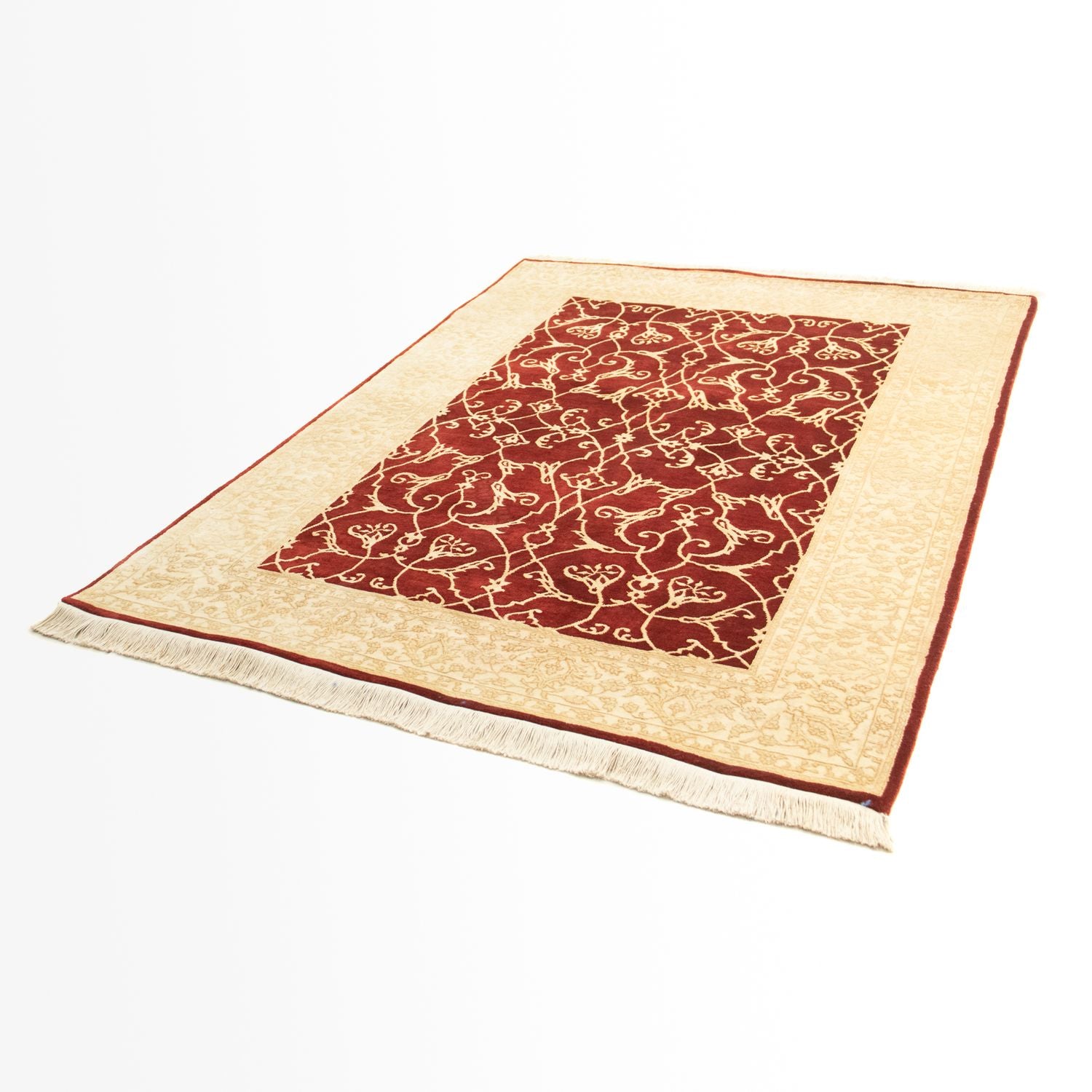 Tapis design - 197 x 138 cm - rouge