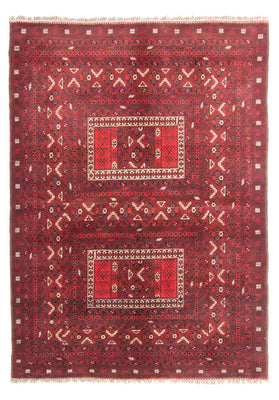 Tapis Turkaman - 236 x 162 cm - rouge