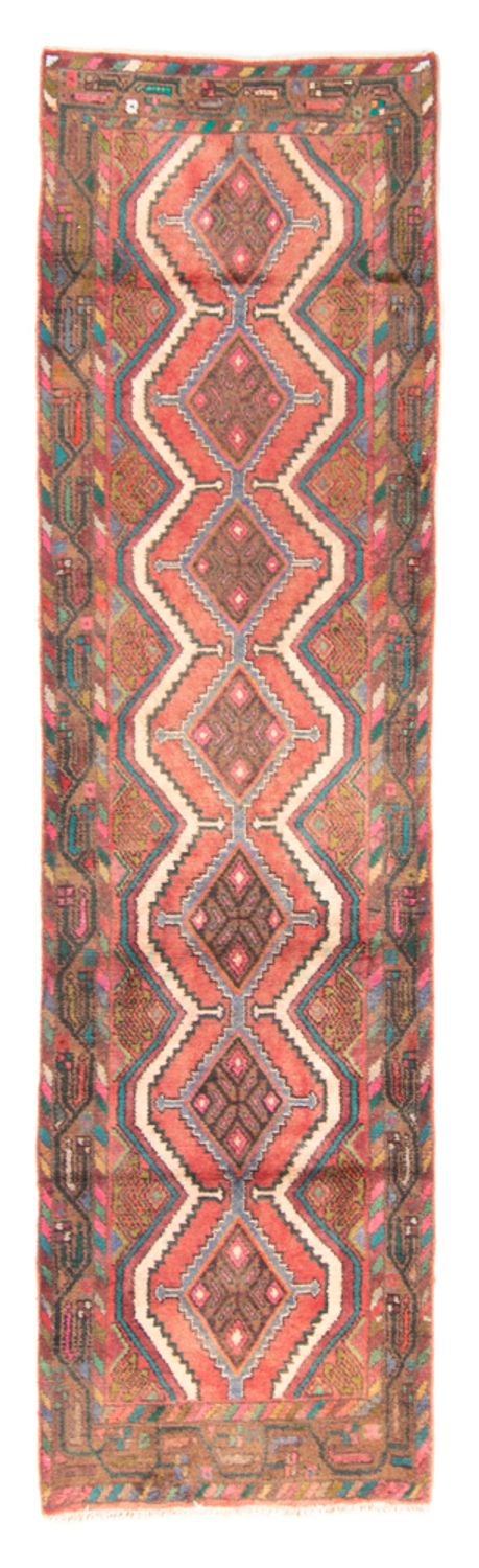 Tapis de couloir Tapis persan - Nomadic - 302 x 77 cm - rouge