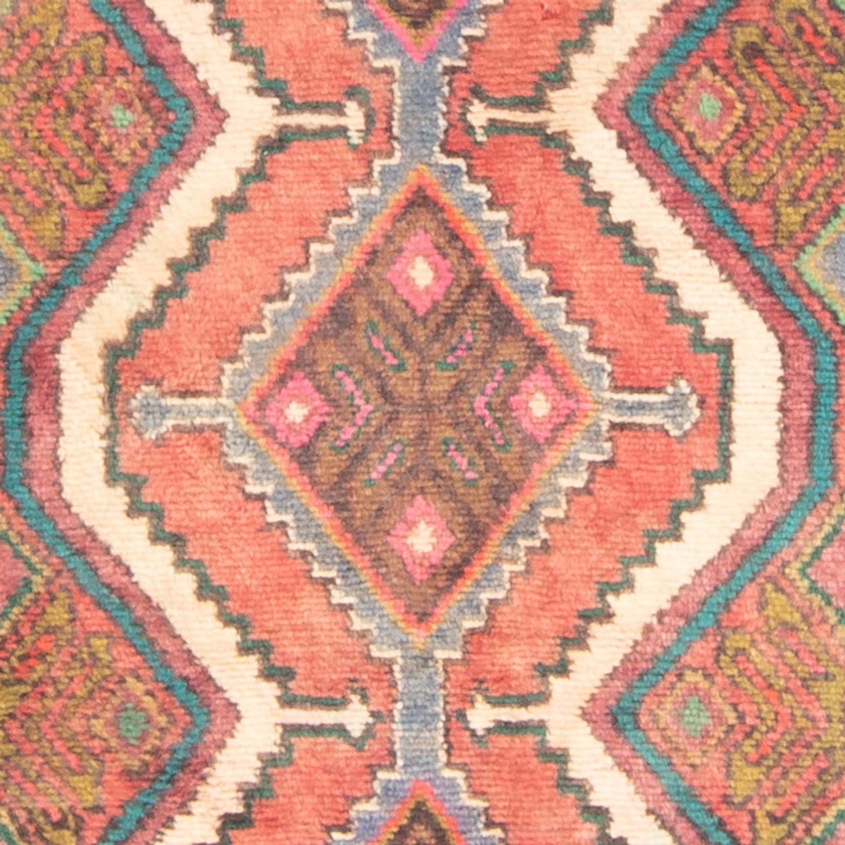 Tapis de couloir Tapis persan - Nomadic - 302 x 77 cm - rouge