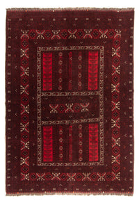 Tapis Turkaman - 224 x 158 cm - rouge