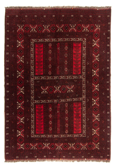 Tapis Turkaman 158x224cm - Tapis persan - rouge