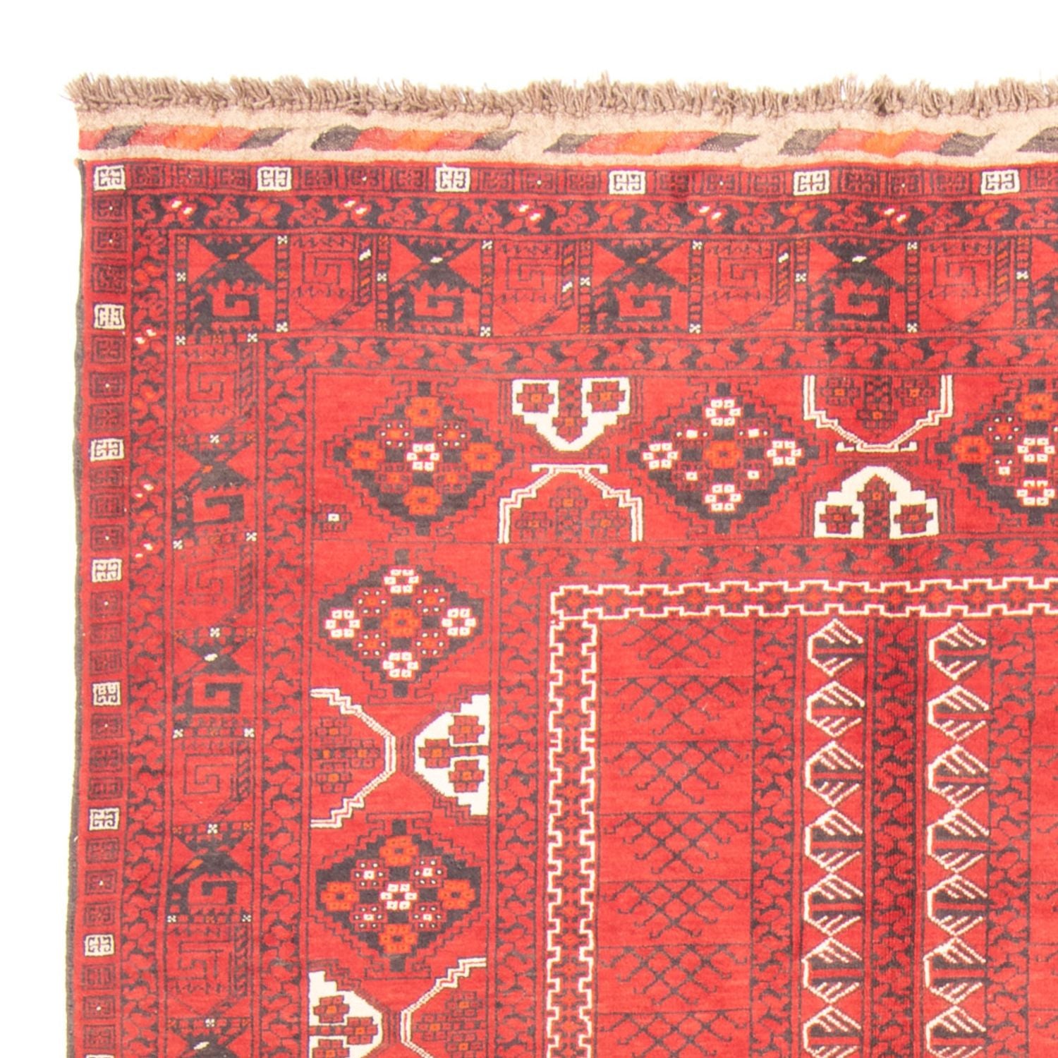 Tapis Turkaman - 237 x 158 cm - rouge