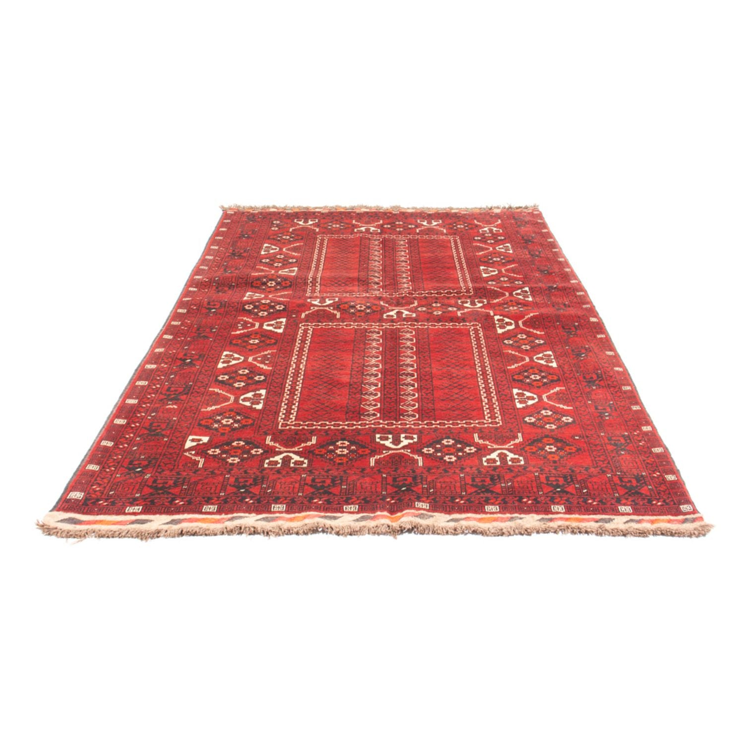 Tapis Turkaman - 237 x 158 cm - rouge