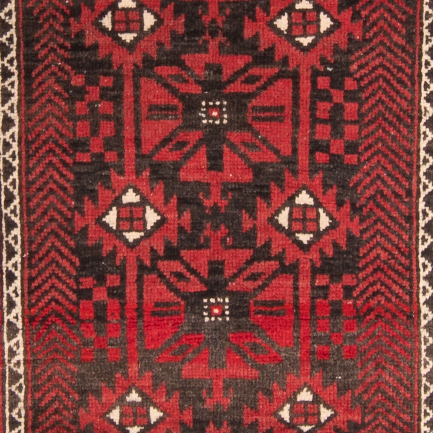 Tapis de couloir Tapis Belutsch - 210 x 110 cm - rouge