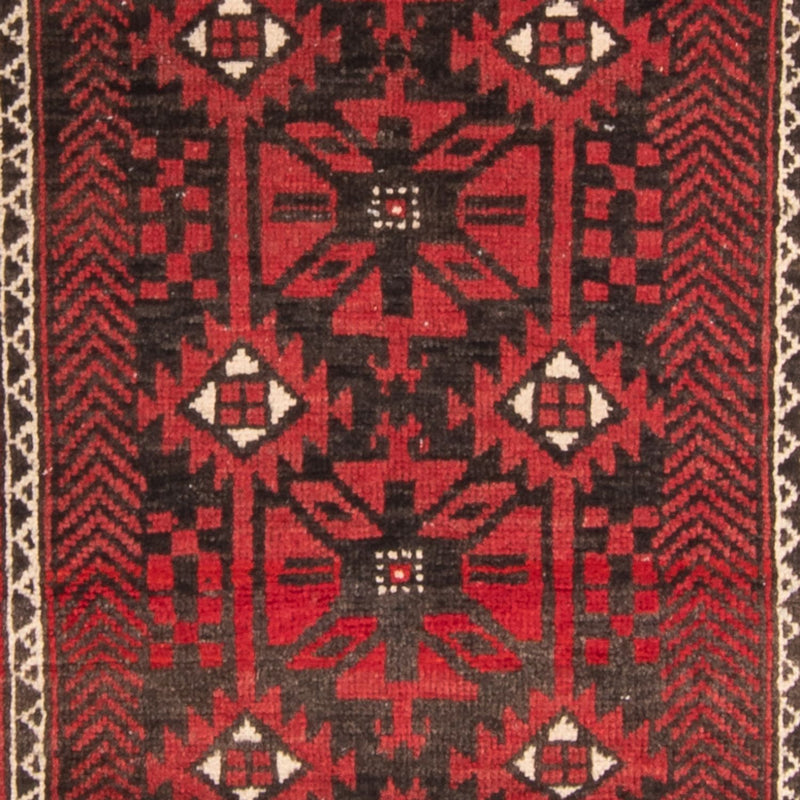Tapis de couloir Tapis Belutsch - 210 x 110 cm - rouge
