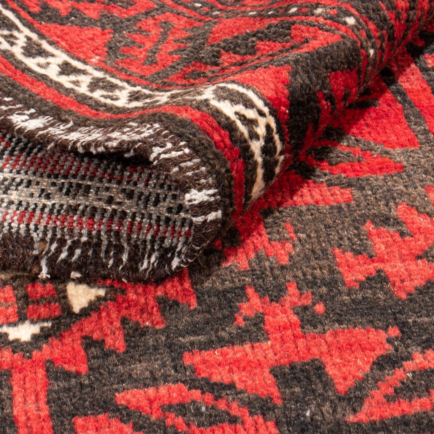 Tapis de couloir Tapis Belutsch - 210 x 110 cm - rouge