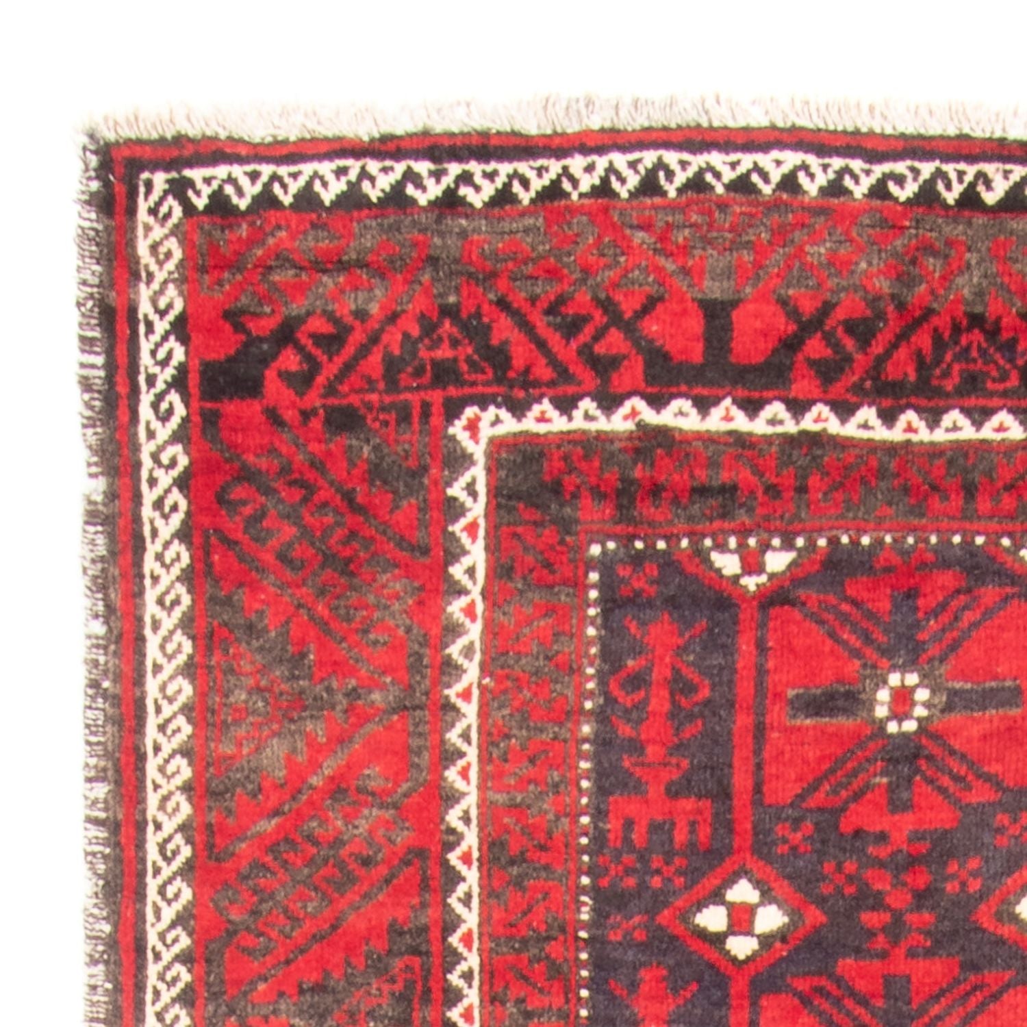 Tapis de couloir Tapis Belutsch - 205 x 112 cm - rouge