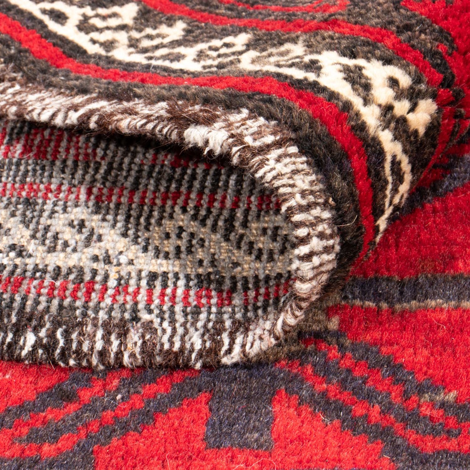 Tapis de couloir Tapis Belutsch - 205 x 112 cm - rouge