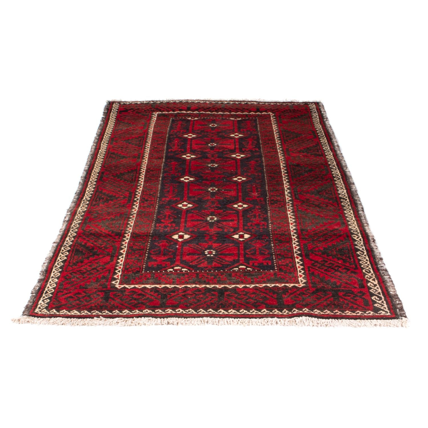 Tapis de couloir Tapis Belutsch - 205 x 112 cm - rouge