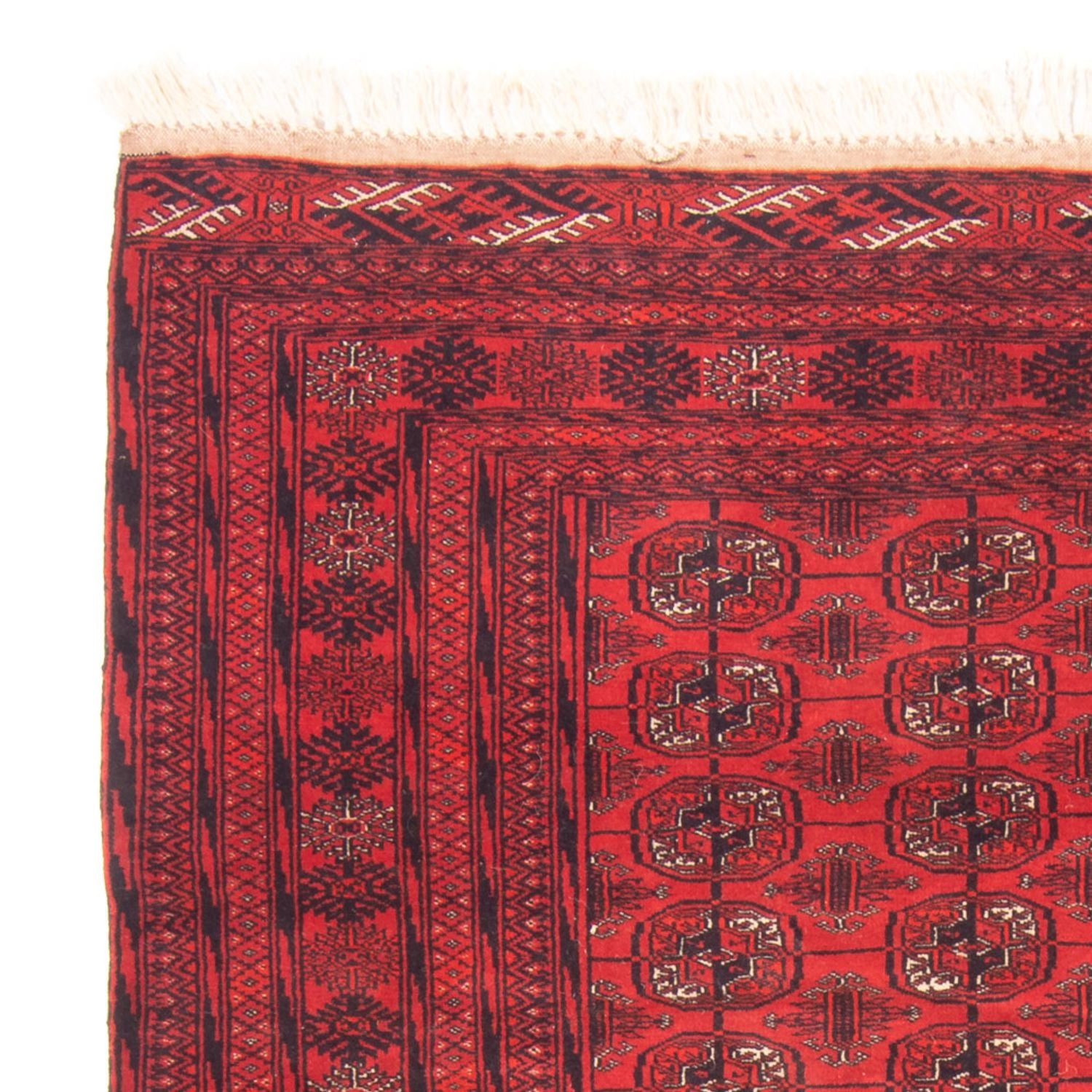 Tapis Turkaman - 168 x 124 cm - rouge