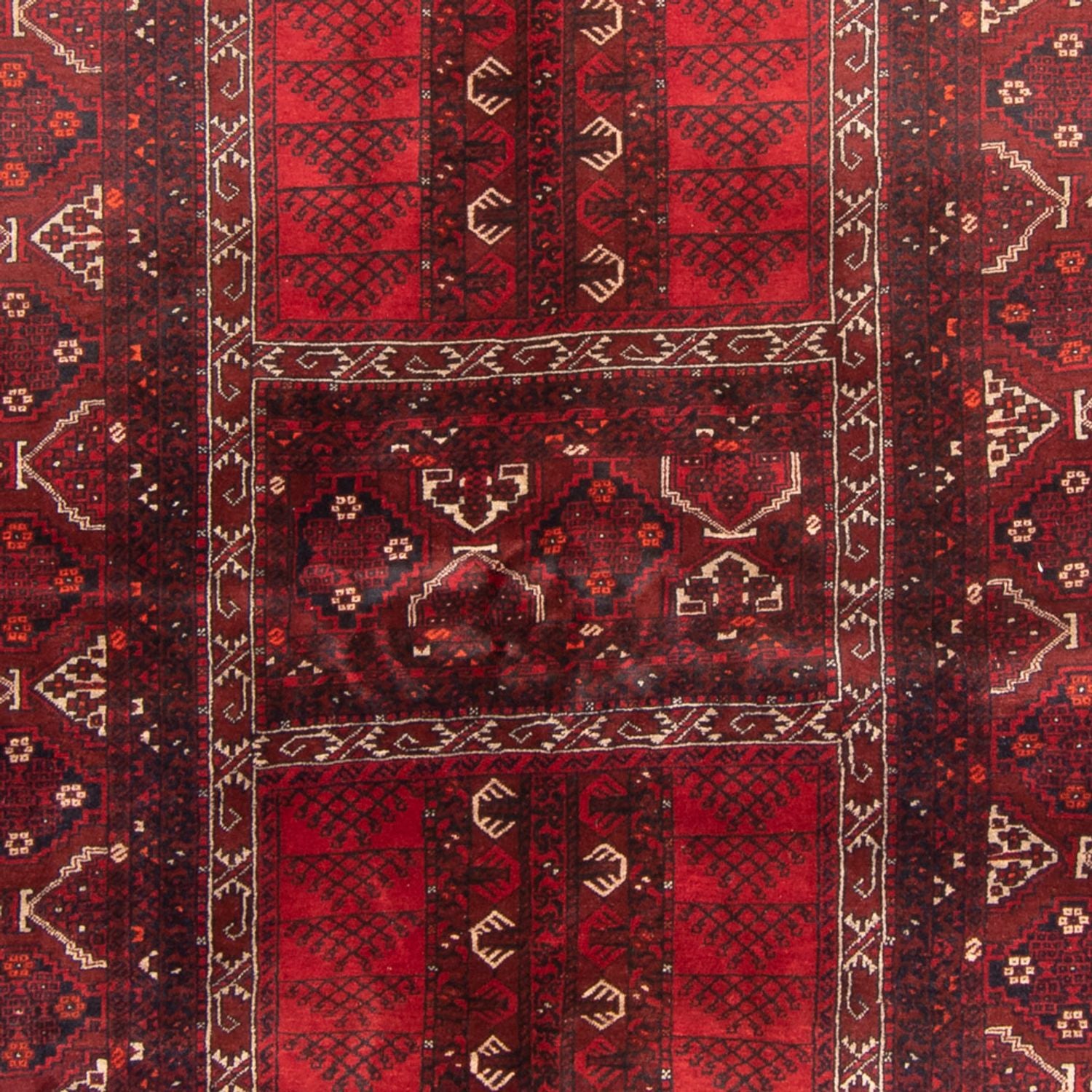 Tapis Turkaman - 237 x 158 cm - rouge