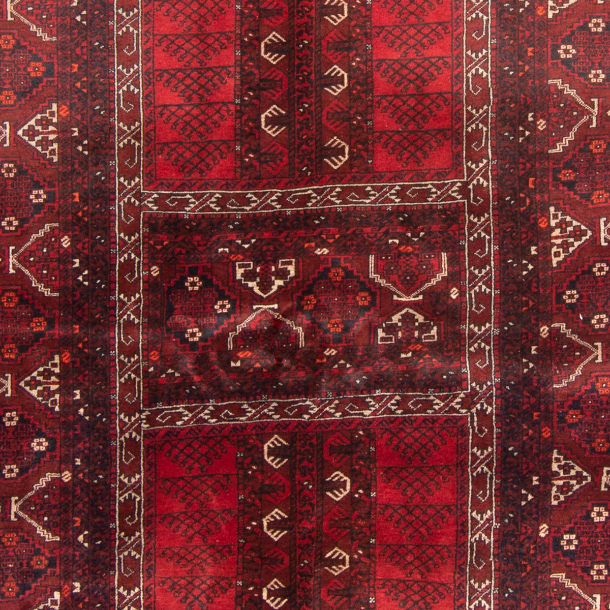 Tapis Turkaman - 237 x 158 cm - rouge