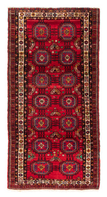 Tapis de couloir Tapis Belutsch - 260 x 120 cm - rouge