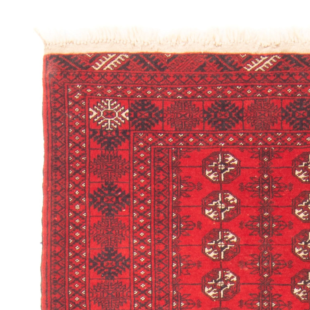 Tapis de couloir Tapis Turkaman - 194 x 85 cm - rouge