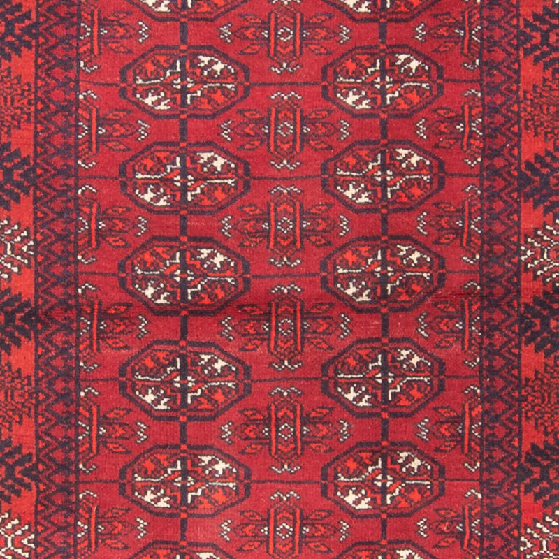 Tapis de couloir Tapis Turkaman - 194 x 74 cm - rouge