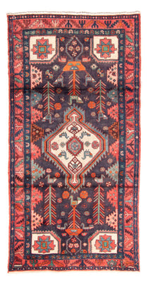 Tapis de couloir Tapis persan - Nomadic - 225 x 112 cm - bleu foncé