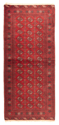 Tapis de couloir Tapis Turkaman - 201 x 86 cm - rouge