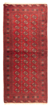 Tapis de couloir Tapis Turkaman - 201 x 86 cm - rouge