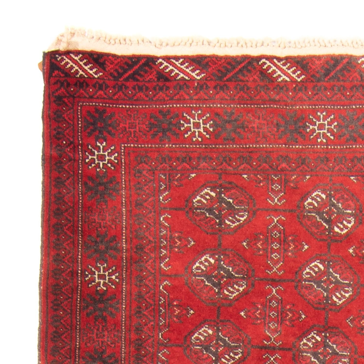 Tapis de couloir Tapis Turkaman - 201 x 86 cm - rouge