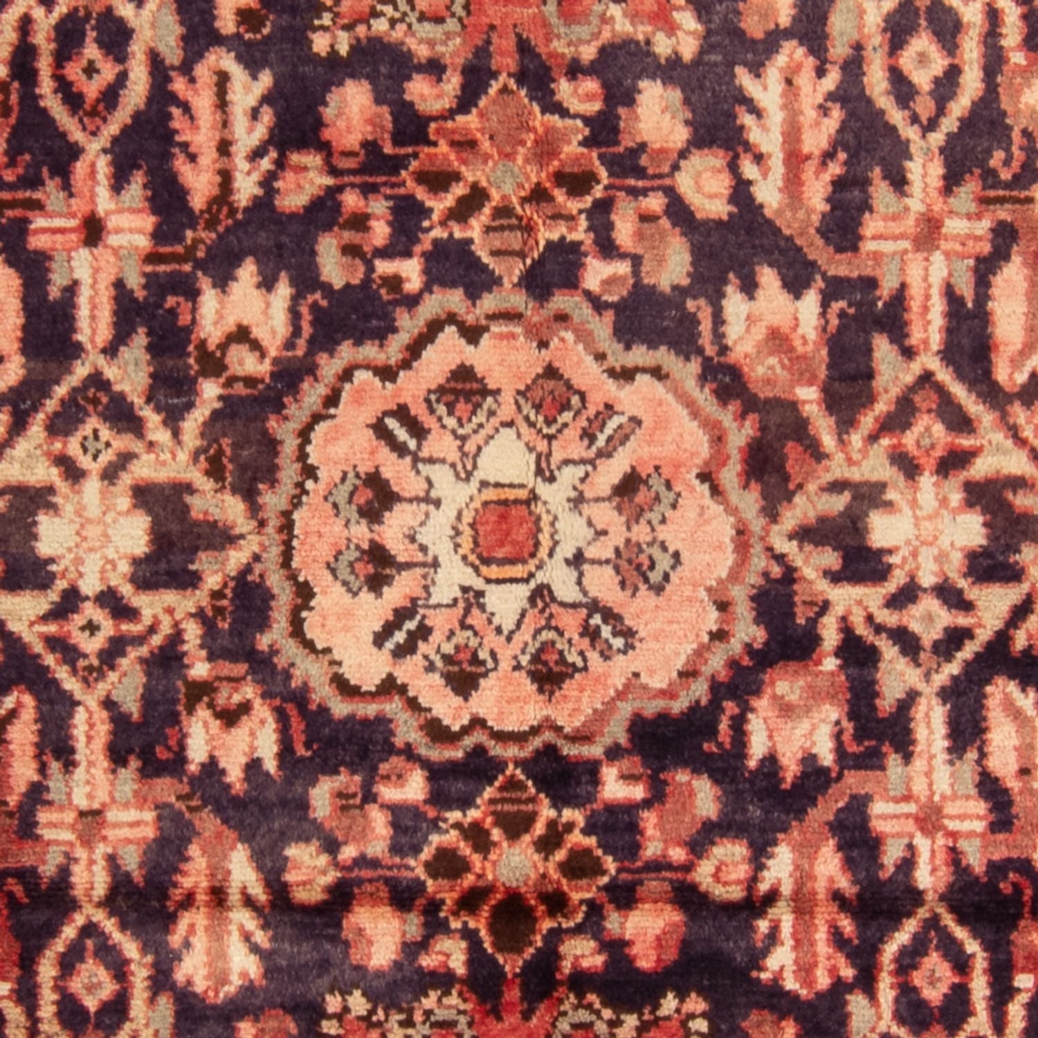 Tapis persan - Nomadic - 208 x 137 cm - bleu foncé