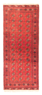 Tapis de couloir Tapis Turkaman - 196 x 83 cm - rouge