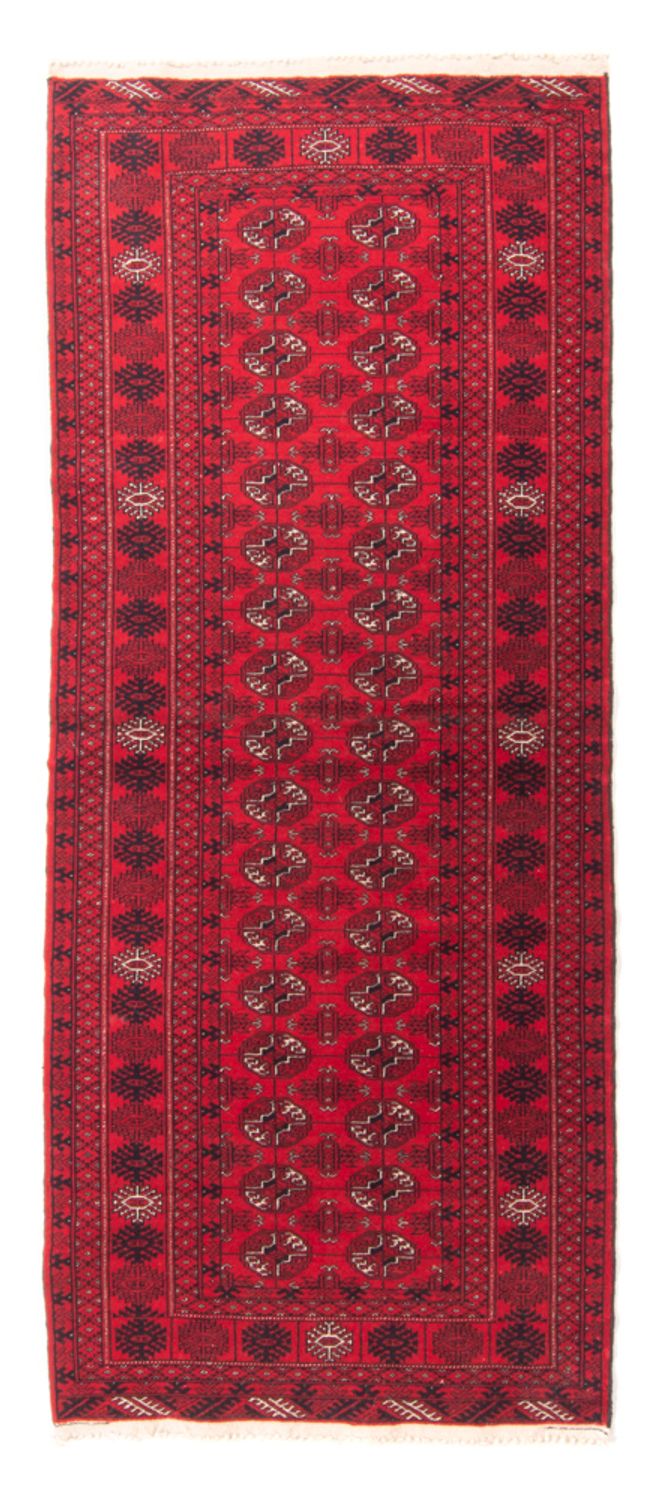 Tapis de couloir Tapis Turkaman - 197 x 80 cm - rouge