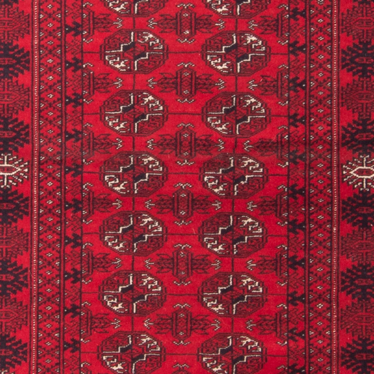 Tapis de couloir Tapis Turkaman - 197 x 80 cm - rouge