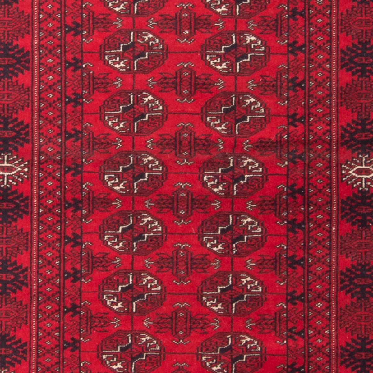 Tapis de couloir Tapis Turkaman - 197 x 80 cm - rouge