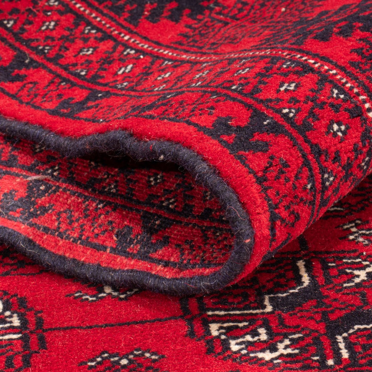 Tapis de couloir Tapis Turkaman - 197 x 80 cm - rouge
