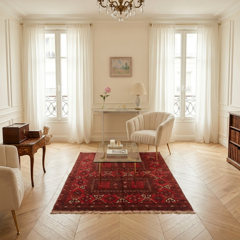 Tapis Turkaman 228x158cm - Tapis persan