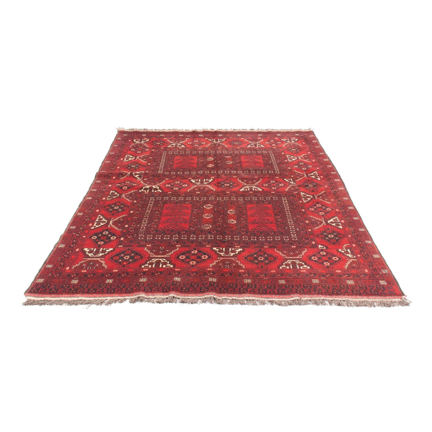 Tapis Turkaman - 228 x 158 cm - rouge