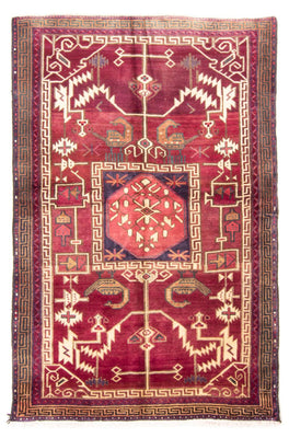 Tapis persan - Nomadic - 250 x 163 cm - rouge vin