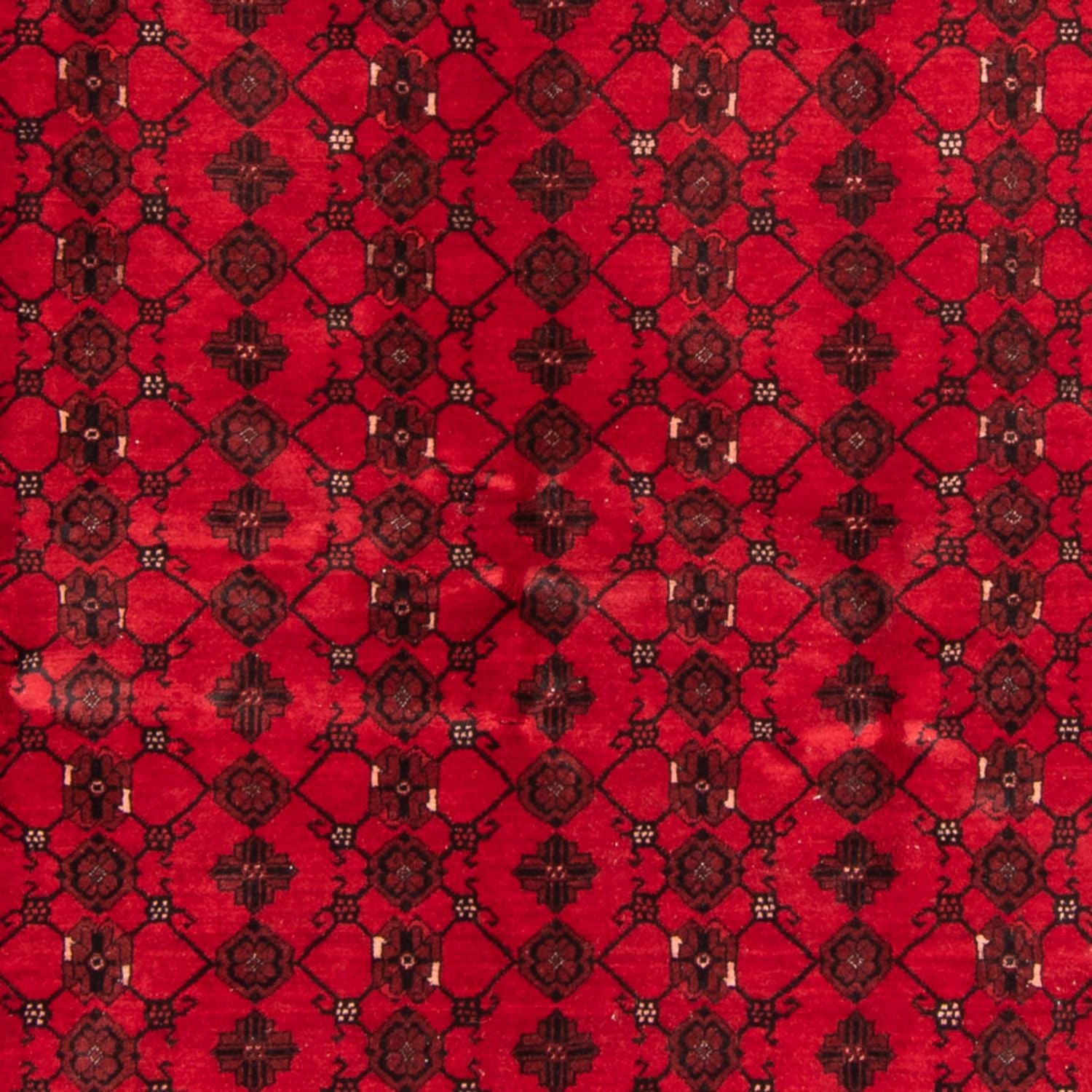 Tapis Turkaman - 257 x 178 cm - rouge
