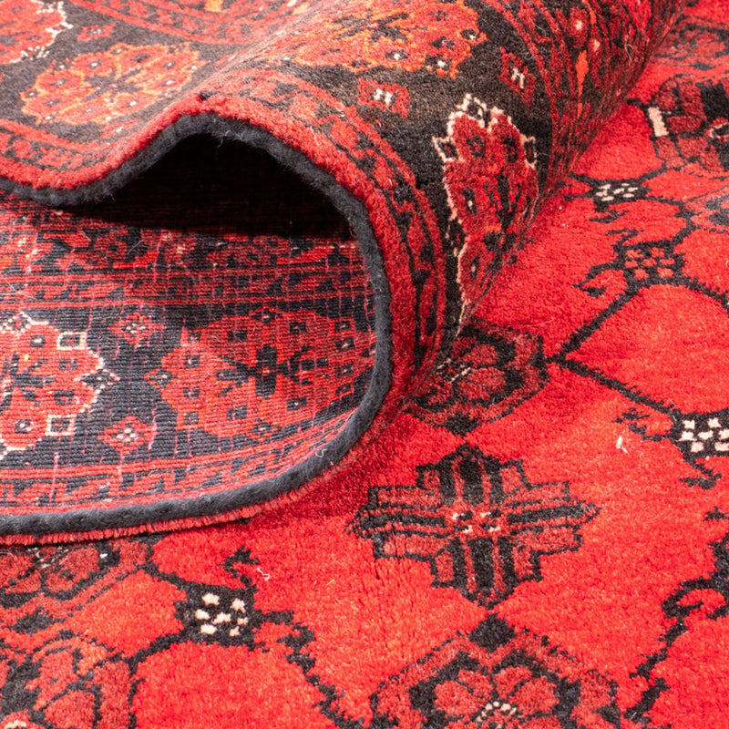 Tapis Turkaman - 257 x 178 cm - rouge