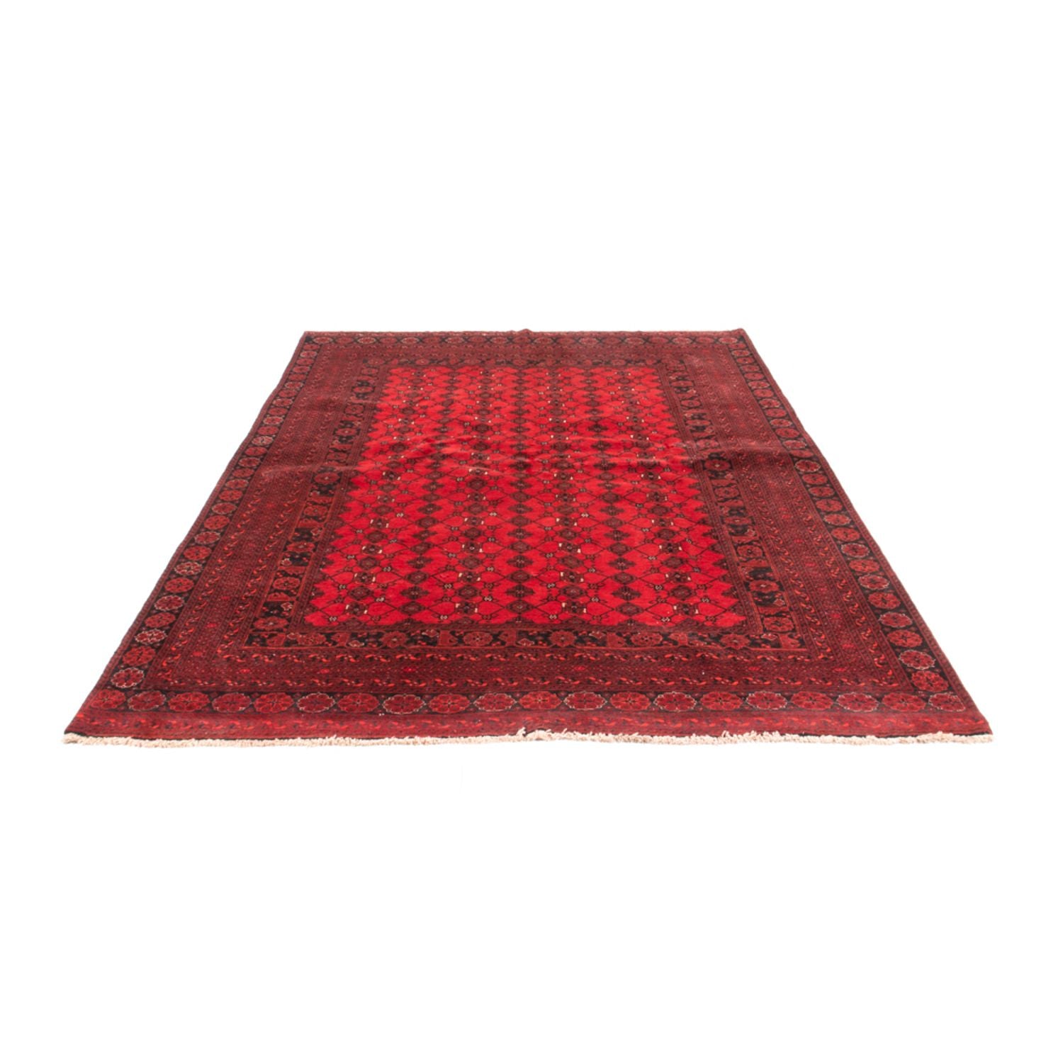Tapis Turkaman - 257 x 178 cm - rouge