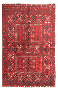 Tapis Turkaman - 230 x 157 cm - rouge