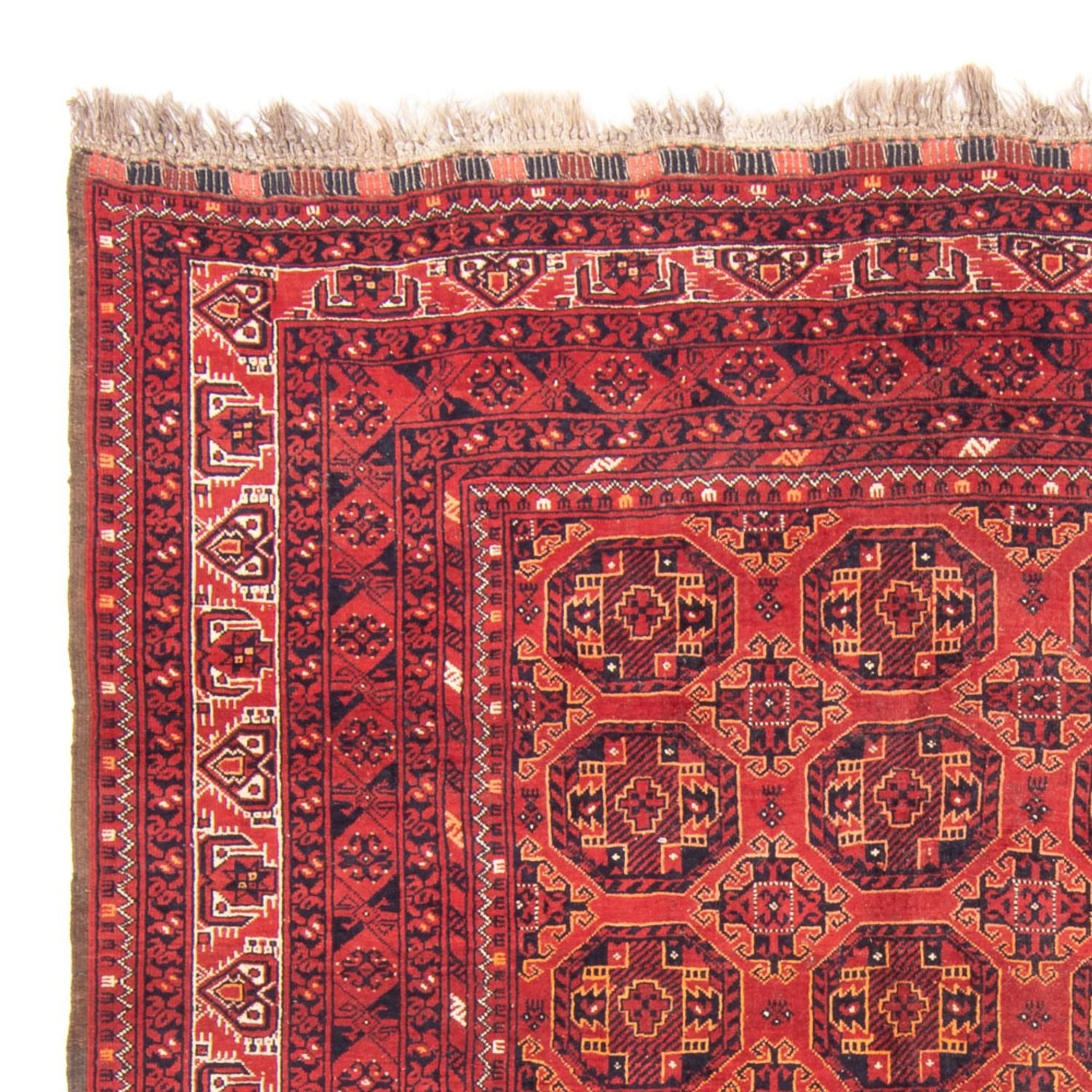 Tapis Turkaman - 246 x 157 cm - rouge