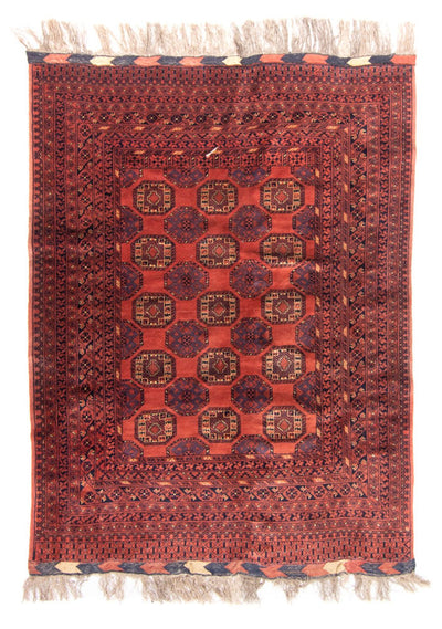 Tapis Turkaman 148x200cm - Tapis persan - rouge