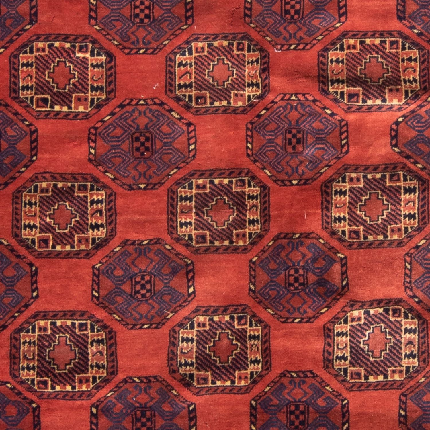 Tapis Turkaman - 200 x 148 cm - rouge