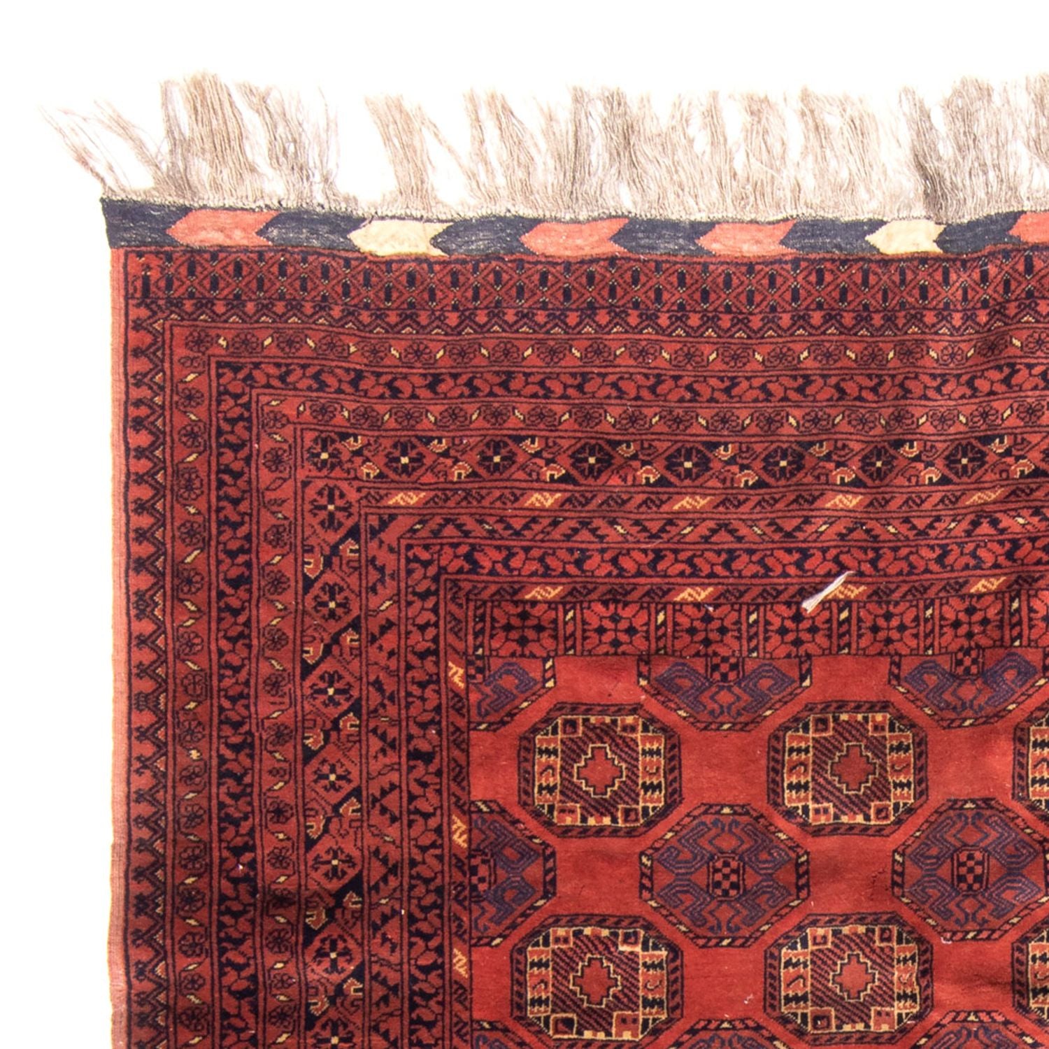 Tapis Turkaman - 200 x 148 cm - rouge