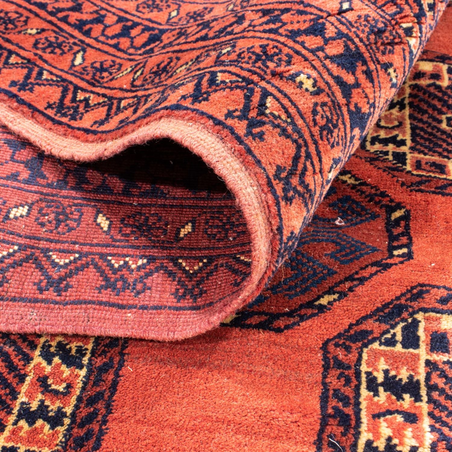 Tapis Turkaman - 200 x 148 cm - rouge