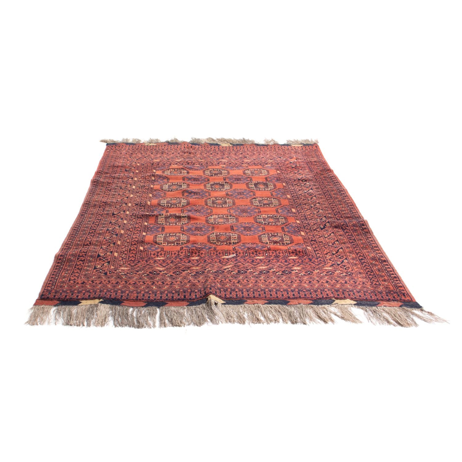 Tapis Turkaman - 200 x 148 cm - rouge