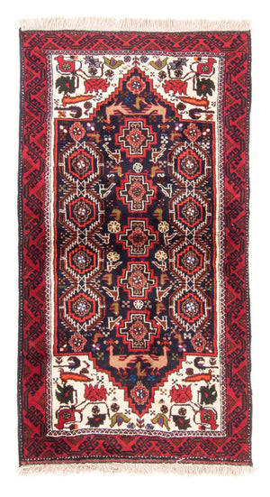 Tapis de couloir Tapis Belutsch - 175 x 85 cm - bleu foncé