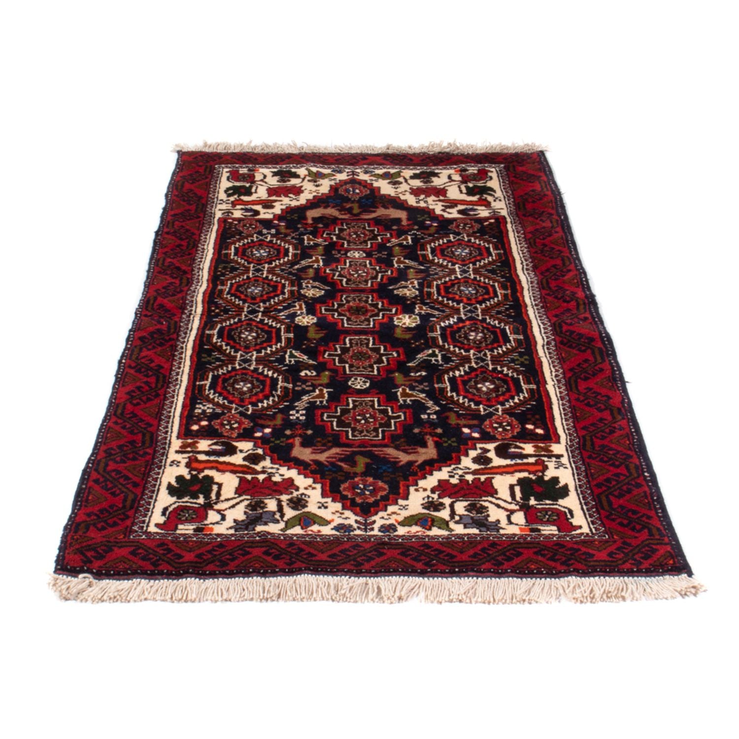 Tapis de couloir Tapis Belutsch - 175 x 85 cm - bleu foncé