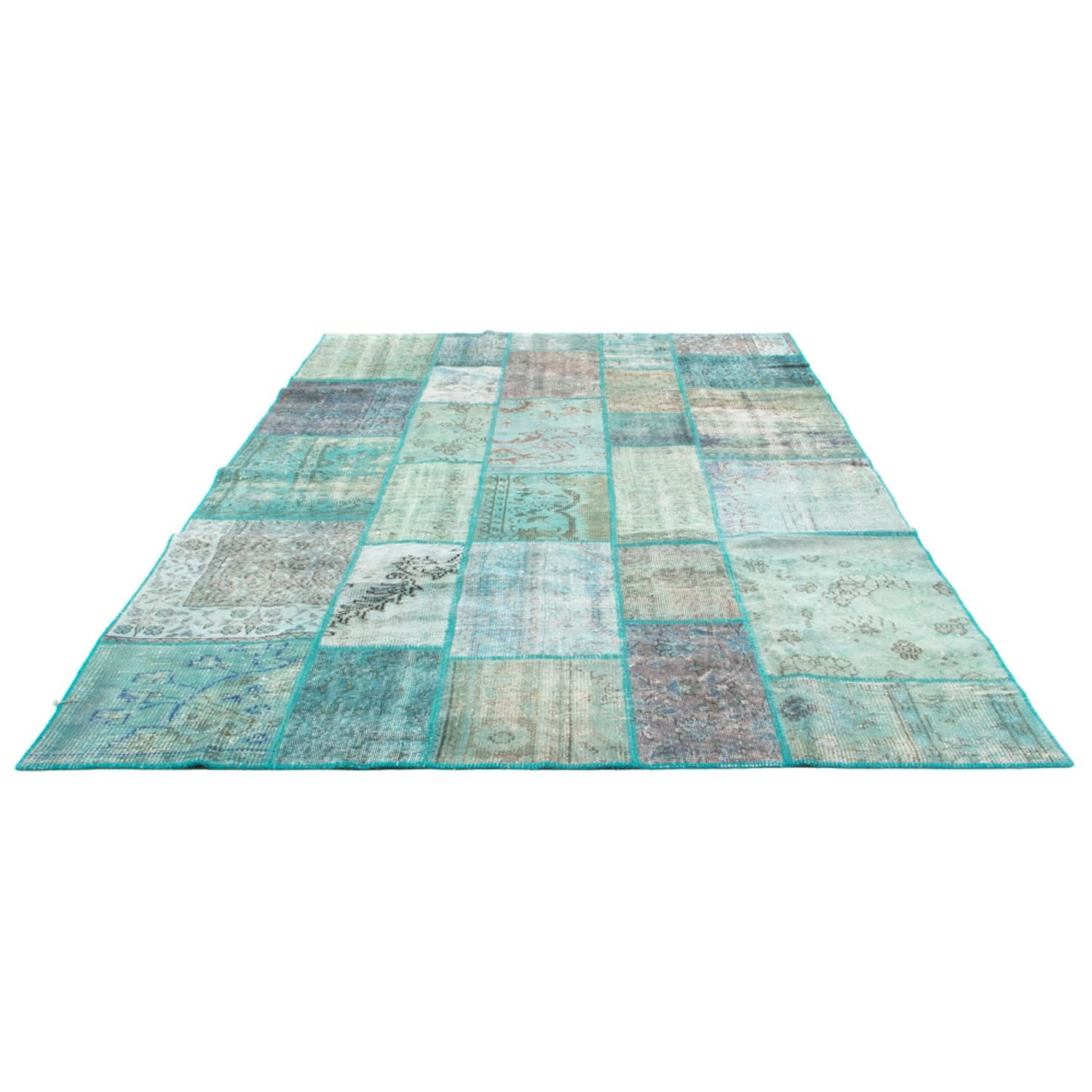 Tapis vintage - 303 x 203 cm - turquoise