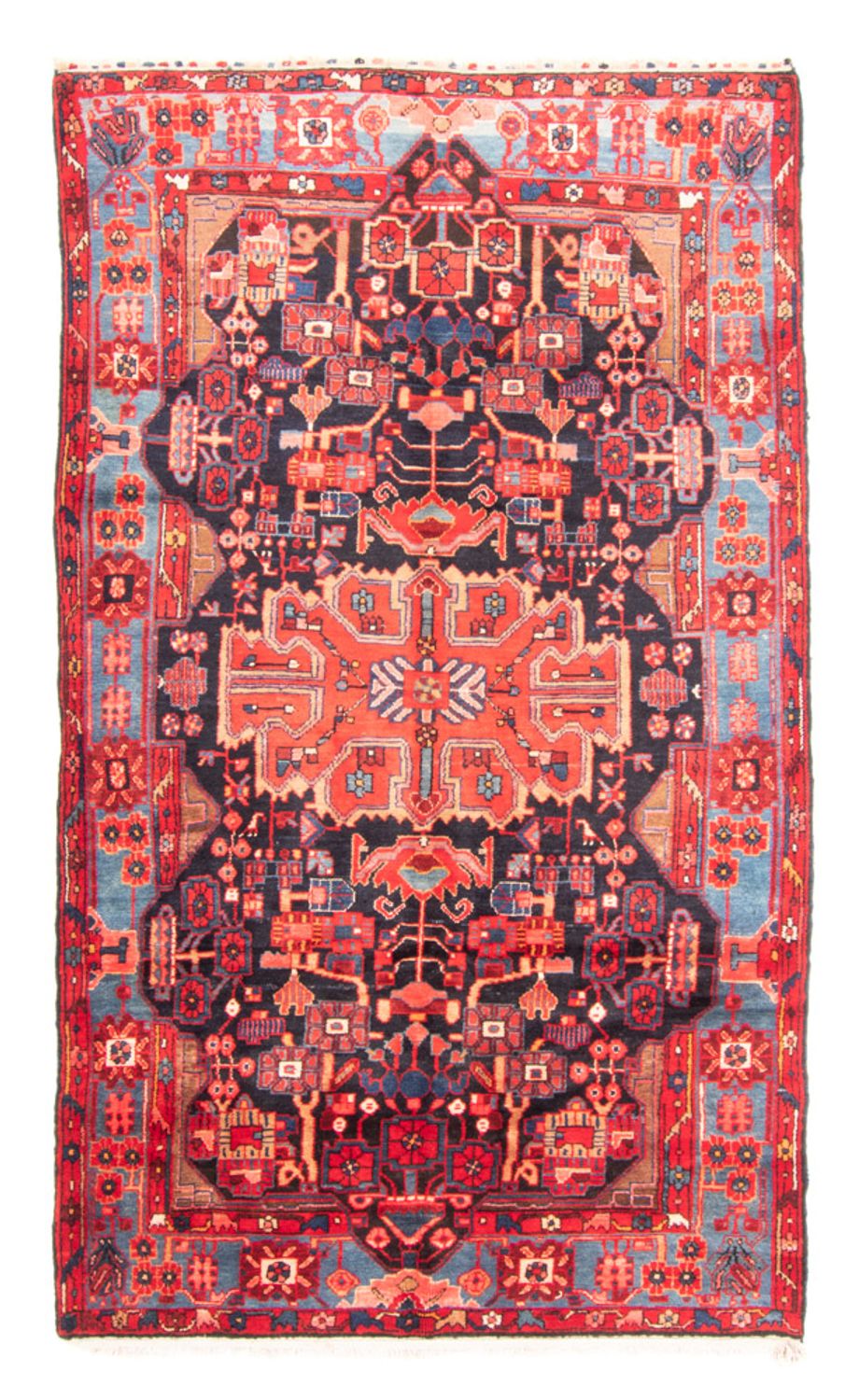 Tapis persan - Nomadic - 274 x 168 cm - bleu foncé